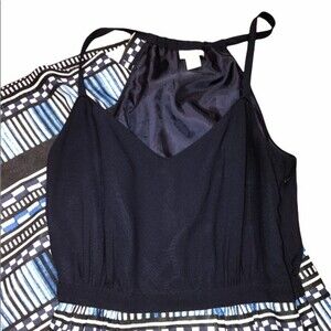 J Crew factory size 00 navy blue boho maxi dress